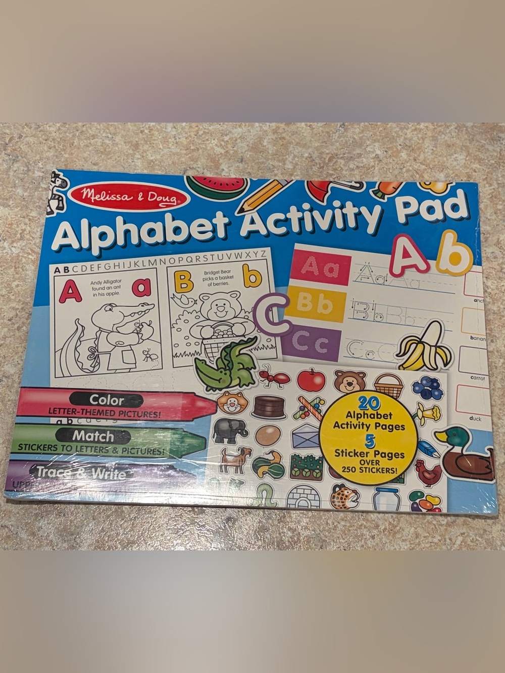 Melissa & Doug Alphabet Activity Pad